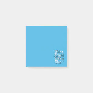 Post-it® Brillant Comme Une Star Post Il Notes / Bleu