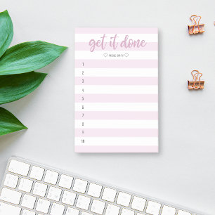 Post-it® Brosse fractionnée par lettres Get it Done