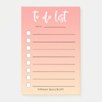 Brosse Ombre Peach Lettrée À Faire Liste