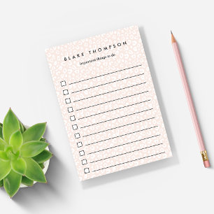 Post-it® Brouiller Liste des tâches des Empreintes de léo