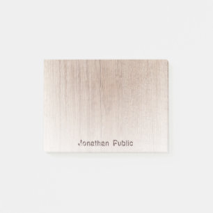 Post-it® Brown bois look Modèle Creative Distressed Texte