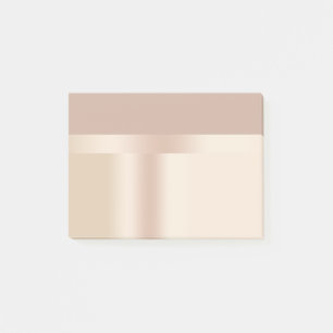 Post-it® Brun rose élégant et élégant d'or