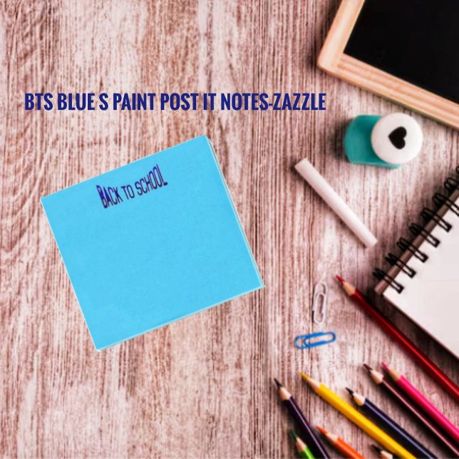 Post-it® BTS Blue S Paint (Créateur téléchargé)