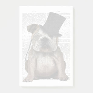 Post-it® Bulldog anglais, Formal Hound et Casquette