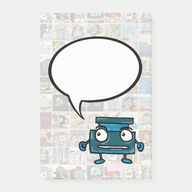 Post-it® Bulle de bande dessinée Mon message Post-it Notes (Devant)