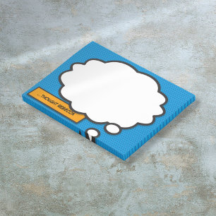 Post-it® Bulle de pensée de bande dessinée tendance personn