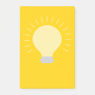 Post-it® Bulle jaune or