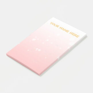 Post-it® Bulle minimaliste moderne rose pâle