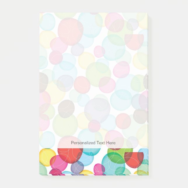 Post-it® Bulles rondes enfants motif 2 (Devant)