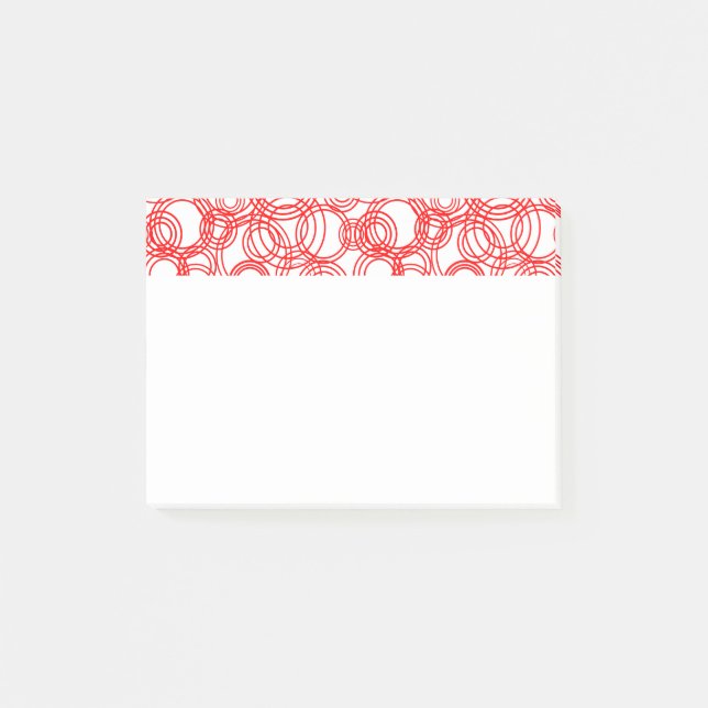 Post-it® Bulles rouges (Devant)