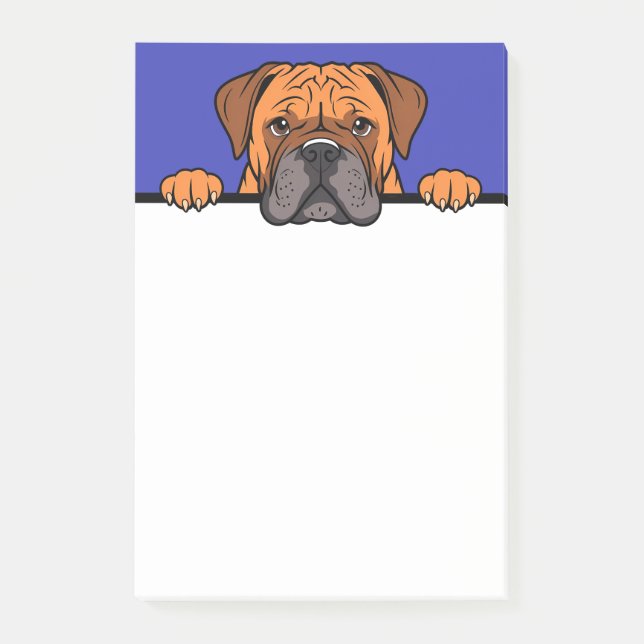 Post-it® Bullmastiff Cute Mastiff Amoureux des chiens papet (Devant)
