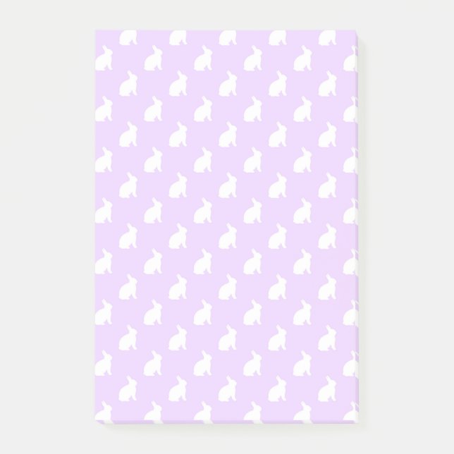 Post-it® Bunnies Arrière - plans blancs et violets de Paste (Devant)