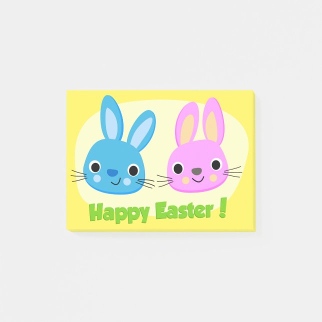POST-IT® BUNNIES "HAPPY EASTER" (Devant)