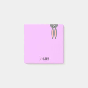 Post-it® Bunny Violet Pastel Personnalisé