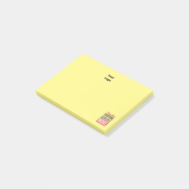 Post-it® Bureau de travail d'équipe motivationnel personnal (Incliné)