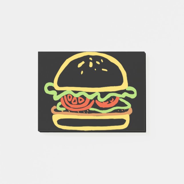 POST-IT® BURGER HAMBURGER (Devant)