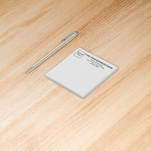 Post-it® Business Grey Carré poster une note