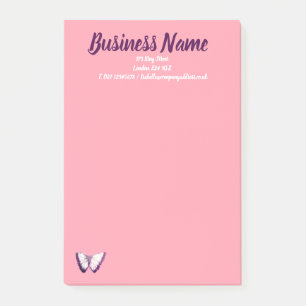 Post-it® Business Marketing éléments personnalisés rose