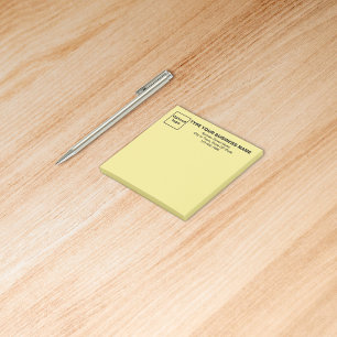 Post-it® Business Yellow Carré poster sa note