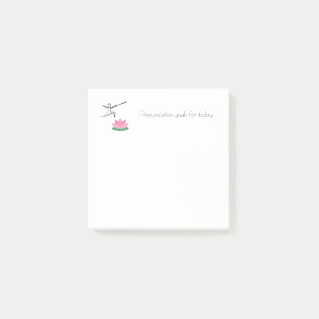 Post-it® Buts quotidiens Post-It Notes - Lotus & Swordmaste (Devant)