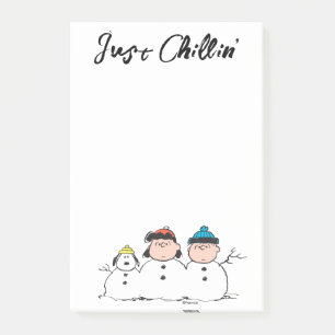 Post-it® cacahuètes   3 Personne Snowman