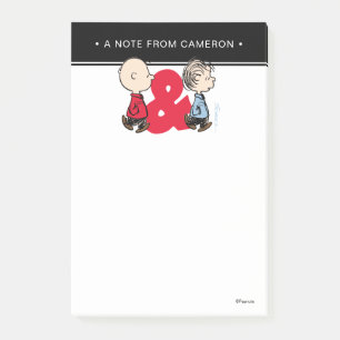 Post-it® cacahuètes   Charlie Brown & Linus