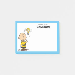 Post-it® cacahuètes   L'idée de l'ampoule de Charlie Brown