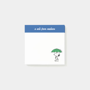 Post-it® cacahuètes   Parapluie vert Snoopy