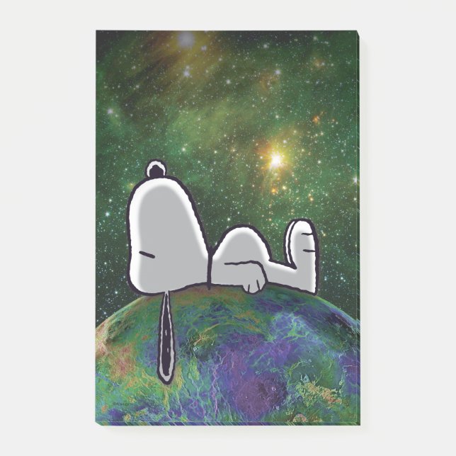 Post-it® cacahuètes | Snoopy Espacé (Devant)