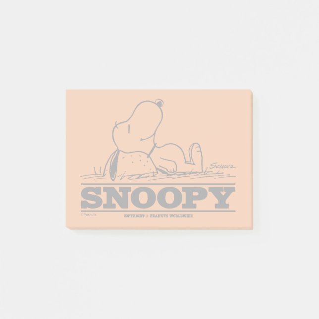 Post-it® cacahuètes | Snoopy Reest Break (Devant)