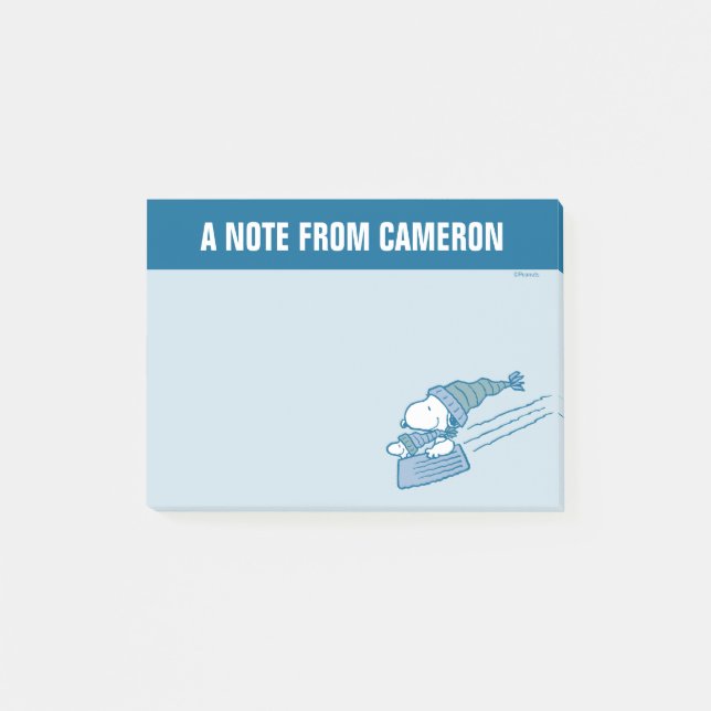 Post-it® cacahuètes | Snoopy & Woodstock (Devant)