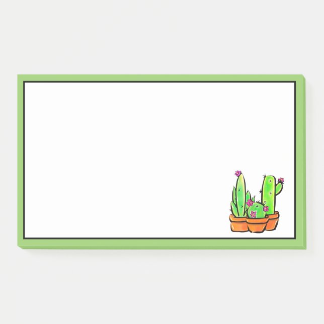 Post-it® Cactus cactus cactus succulents (Devant)