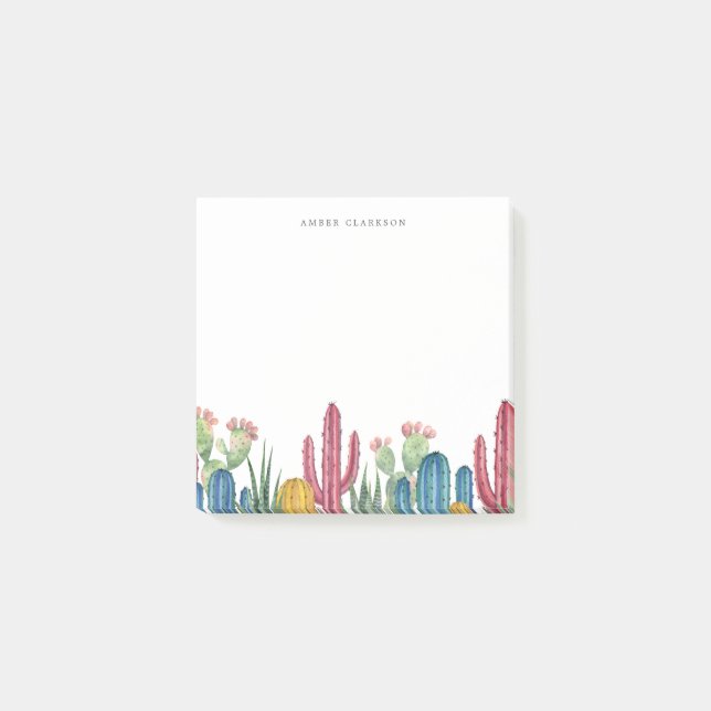 Post-it® Cactus colorés (Devant)