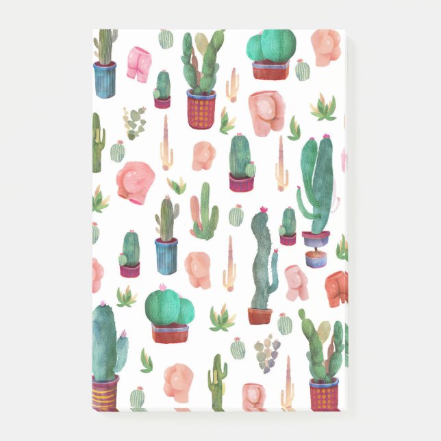 Post-it® Cactus et boutons (Devant)