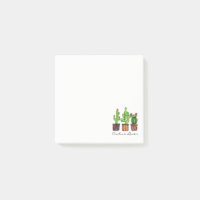 Cactus mignon d'aquarelle dans des pots