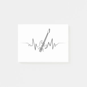 Post-it® Cadeau Cool de la guitare électrique pour guitaris