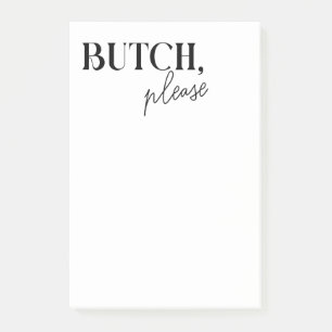 Post-it® Cadeau d'anniversaire de mariage lesbien masc butc