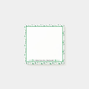 Post-it® Cadeau d'appréciation de professeur à pois verts