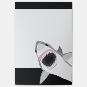 Post-it® Cadeau drôle d'attaque de requin pour votre patron