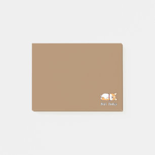 Post-it® Cadeau Mignon Corgi Amoureux de Chien Drôle Pas Au