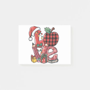 Post-it® Cadeau pour Enseignant   Joyeux Noël Amour