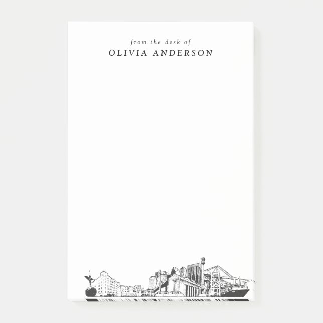 Post-it® Cadeau professionnel moderne Jacksonville personna (Devant)