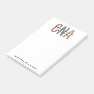 Post-it® Cadeaux de l'adjoint infirmier certifié rétro de l