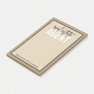 Post-it® Cadeaux de l'agent immobilier personnalisé pour le