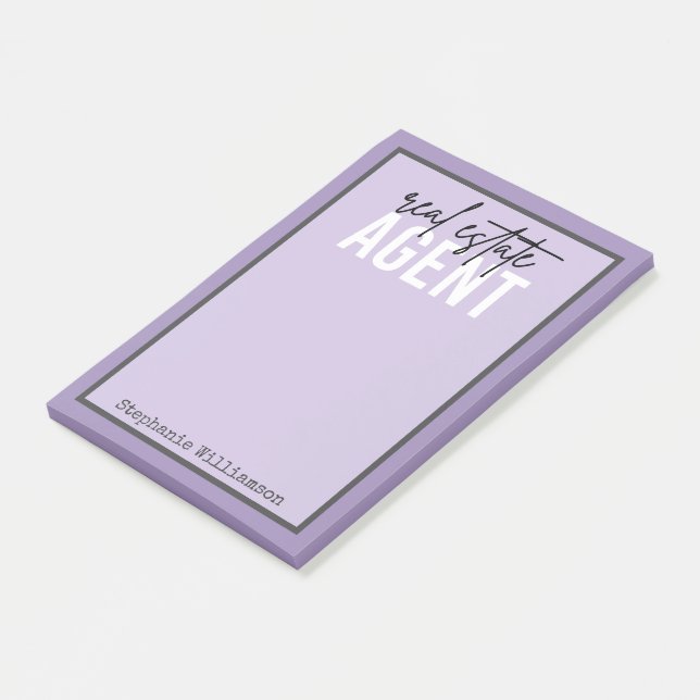 Post-it® Cadeaux de l'agent immobilier personnalisé pour le (Incliné)