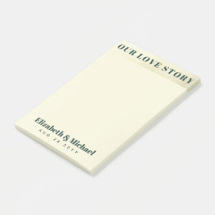 Post-it® Cadeaux PHOTO pour les jeunes mariés NOTRE HISTOIR