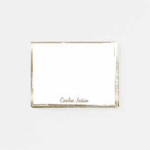 Post-it® Cadre doré sophistiqué personnalisé