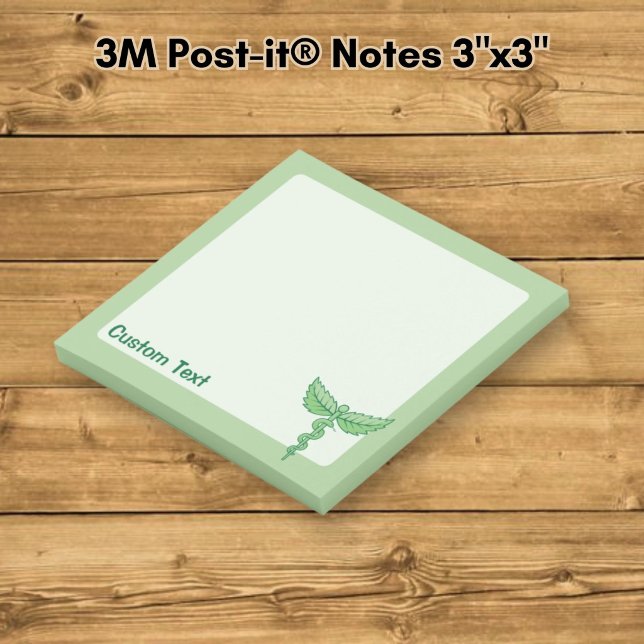 Post-it® Caducée avec feuilles (Créateur téléchargé)