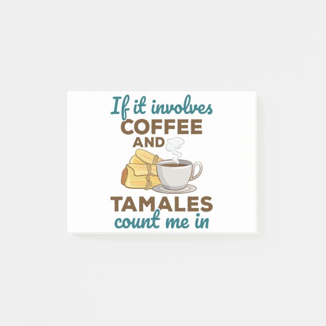 Post-it® Café et tamales mexicain (Devant)