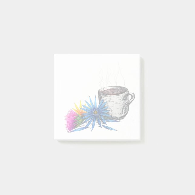 Post-it® Café & Fleurs sauvages (Devant)